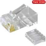 DIGITUS (AK-219602) RJ45 (8P/8C) CAT6 UTP EZ MODÜLER PLUG 6U (PAKET 100 ADET) 