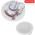 DEXUN (D-162) 16CM ALÇIPAN TİP TRAFOLU 50W BEYAZ TAVAN HOPARLÖRÜ