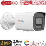 HIKVISION (DS-2CD1027G2H-LIUF) 2MP 2.8MM SDKART SESLİ COLORVU SMART HYBRID LIGHT IP BULLET KAM. 30MT