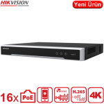 HIKVISION (DS-78616NI-Q2/16P) 16 KANAL 1xHDMI 1xVGA, 1xSES, 2x8TB NVR (DS-7616NI-Q2/16P)