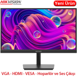 HIKVISION (DS-D5022F2-1V2S) 21.5 INC 1920X1080 SİYAH LED MONİTÖR (VGA+HDMI+SPEAKER+VESA)