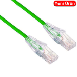 LINKOMM (E34394) 0.15 MT. CAT6A 28AWG 10GB 500MHZ UTP YEŞİL PATCH KABLO