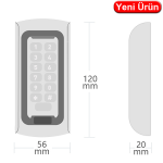 NOVACOM (NC-MSC02P) IP66 ŞİFREMATİK OKUYUCU