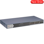 HIKVISION (DS-3E1518P-SI) 16 PORT GİGABIT POE 2xSFP COMBO 250W L2 YÖNETİLEBİLİR POE SWİTCH