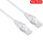 LINKOMM (E34830) 0.15 MT. CAT6A 28AWG 10GB 500MHZ UTP BEYAZ PATCH KABLO