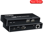 NOVACOM (KVM4K120M) HDMI+USB+IR KVM EXTENDER 120MT. (1920x1080P) 