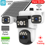 VSTARCAM (CB621SR-WIFI) 3x2MP 4MM WIFI ÇİFT YÖNLÜ KONUŞMA İNSAN TAKİBİ 8000MAH 256GB SD SOLAR KAMERA