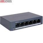 HIKVISION (DS-3E0106MP-E/M) 4 PORT 4x10/100 POE 2x100M UPLINK PORT POE YÖNETİLEMEZ SWITCH (35W) 