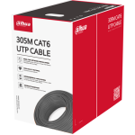 DAHUA (PFM922-6UN) CAT6 UTP POLİETİLEN CCA KABLO (305MT.) SİYAH