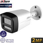 DAHUA (HAC-HFW1200TLM-IL-T-DIP) 2MP 3,6MM ÇİFT YÖNLÜ KONUŞMA IP67 BULLET HDTVI KAMERA 40MT