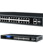 STONET (ST228GPRI-2G2S-225W) 24 PORT GİGABİT POE 225W 2XGIB. UPLINK+2XSFP CLOUD YÖNETİLEBİLİR SWİTCH