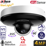 DAHUA (SD1A404DB-GNY) 1/2.8 CMOS 4MP 4X OPTİK ZOOM STARLITE IP66 IK08 SMD3.0 PTZ KAMERA 20MT