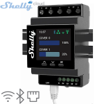 SHELLY (Pro Dual Cover PM) SMART SWITCH ROLE 3+ KANAL 32A DIN RAY (WIFI,BLUETOOTH,LAN) (95x53x59mm)