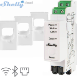 SHELLY (Pro 3EM-400) ENERJİ MONİTÖRÜ 400A DIN RAIL (WIFI,BLUETOOTH,LAN) (94X19X69mm)