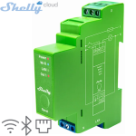 SHELLY (Pro Dimmer 1PM) DIMMER 1 KANAL 200W DIN RAY (WIFI,BLUETOOTH,LAN) (94X19X69mm)