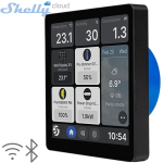 SHELLY (Wall Display) Black 5A (WIFI,BLUETOOTH) (85x85x30mm)