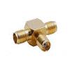 FREELINK (E8512) SMA T ADAPTÖR (D-DD) ALTIN TEFLON 