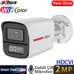 DAHUA (HAC-HFW1249X-IL-A-PRO-0280B-DIP) 2MP 2.8MM 1080P WIZCOLOR IP67 IR HDCVI BULLET KAMERA-50MT