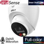 DAHUA (IPC-HDW2449T-S-IL-0280B) 4MP 2.8MM AKILLI ÇİFT IŞIKLI SDKART IP67 POE DAHİLİ MİK. DOME 30MT