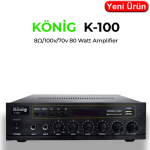 KÖNİG (K-100) 80W TEK BÖLGELİ TRAFOLU ANFİ