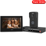 DAHUA (KTP03) IP VİLLA KİT inç DOKUNMATİK EKRAN POE IPC EKRANLI KAPI ZİLİ