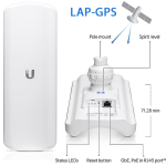 UBNT (LAP-GPS) 10MB 90DERECE 17dBi 4KM MENZİL DIŞ ORTAM ACCESS POINT (ADAPTÖR DAHİL)