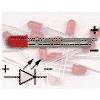 NO NAME LED 5MM MANTAR KIRMIZI (GENİŞ ACI) 
