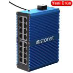 STONET (NIS1316 PRO) 16 PORT 10/100/1000 ENDÜSTRİEL IP40 SWITCH (-40 İLE +85)