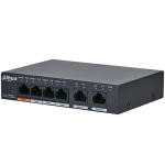 DAHUA (PFS3006-4GT-60) 6 PORT 4x10/100/1000 60W POE 2x10/100/1000 UPLINK YÖNETİLEMEYEN SWİTCH