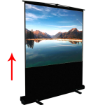 CODEGEN (PTX-140) 145x82CM PORTATİF PULL UP FLOOR PROJEKSİYON PERDESİ 