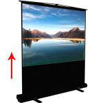 CODEGEN (PTX-200) 200x123CM PORTATİF PULL UP FLOOR PROJEKSİYON PERDESİ 