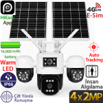 TRK-LINK (RS-5604) 4X2MP KAMERALI 4G E-SİM AOV SOLAR KAMERA