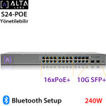 ALTA LABS (S24-POE) 24 PORT LAYER 2 16XPOE 240W YÖNETİLEBİLİR SWİTCH