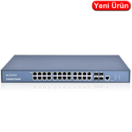 STONET (SC-532404MPU) 24 PORT 10/100/1000 POE 450W 4XSFP L3 YÖNETİLEBİLİR RACK MONTAJ SWITCH 