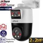 DAHUA (SDT2A200-2F-NB-A-PV) 2MP+2MP SMART DUAL LIGHT WIZSENSE X-SPANS NETWORK PT KAMERA 100MT