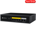 STONET (ST106PDI-2-43) 4 PORT POE 10/100 + 2 PORT UPLINK 10/100 43W POE SWITCH 