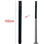 TRK-LINK (TRK-D100) 1 Mt. DİREK EK UZATMA (SİYAH)