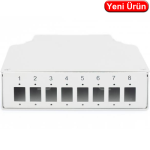 FREELINK (U9114) F/O LC 8 PORT DUBLEX DIN RAIL SONLANDIRMA KUTUSU