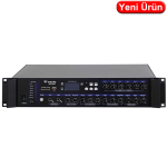 WESTA (WM-2500U) 500W 6 BÖLGELİ TRAFOLU USB+ KUMANDALI 2 MİK. GİRİŞLİ ANFİ 