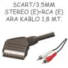 FREELINK (E4411) 1.8MT. SCART/3.5MM STEREO (E)+RCA (E) ARA KABLO 