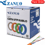 ZANUO (ZN-KCP-6U-T-305) CAT6 UTP CCA KABLO 305MT TURUNCU